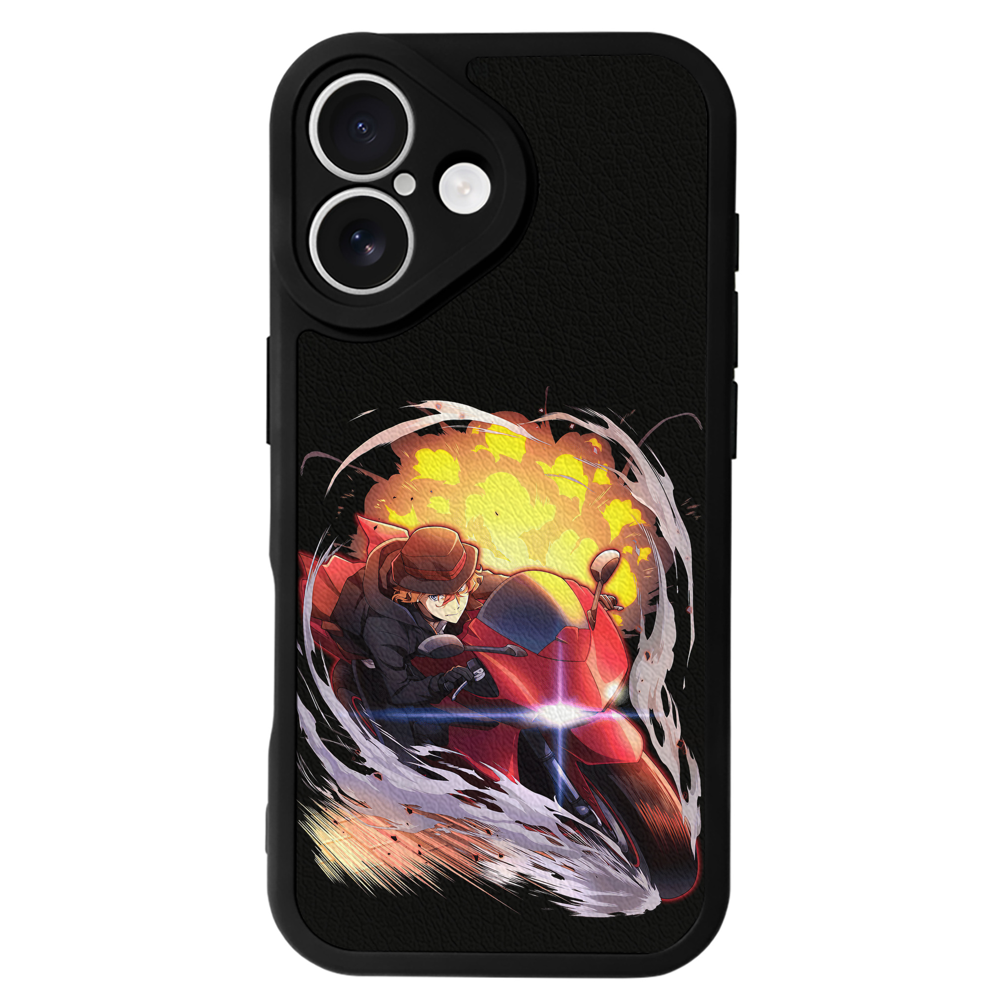 （画像用） 文豪ストレイドッグス Bungo Stray Dogs 【iPhone 16シリーズ対応】シリコンスマホケース（レザー調） 材質：シリコン
